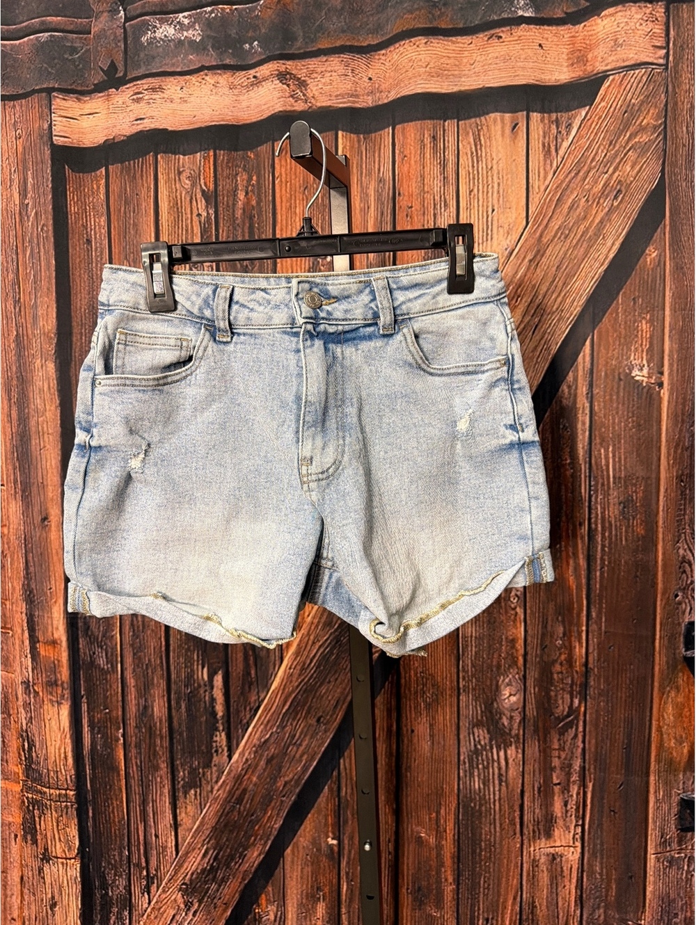Primark Light Wash Denim Shorts Size 8 USA/ 12 UK / 40 EU